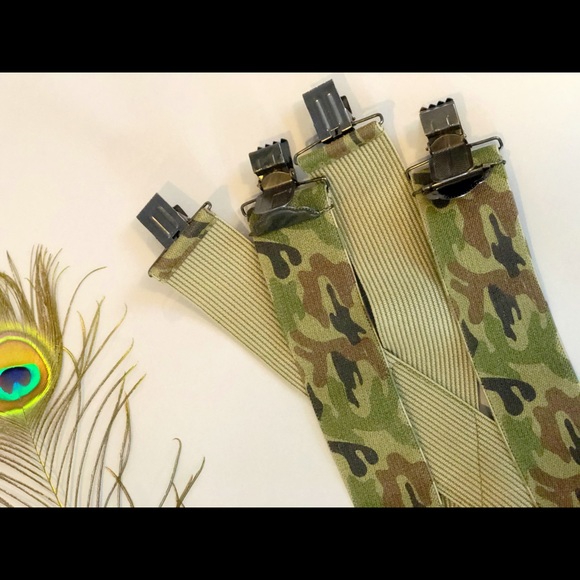 NWOT - Camo Pants Suspenders, Unisex - Picture 3 of 4